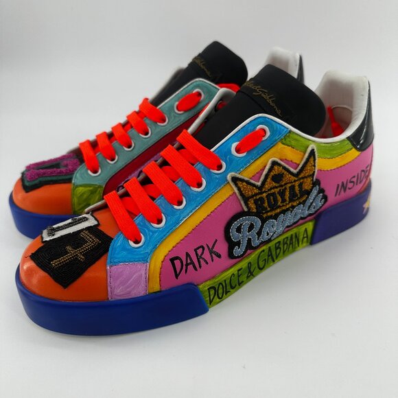 Dolce & Gabbana Portofino Sneakers by Emis Killa 1 Donna,  in Multi - Picture 1 of 9